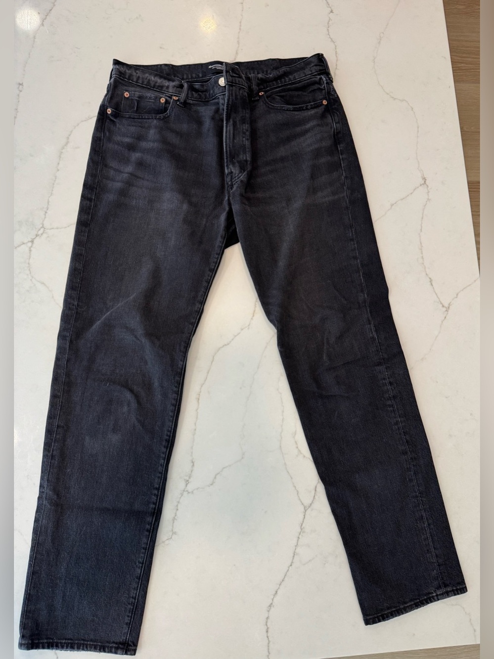 Abercrombie 90’s Straight Jean Black Wash 36x32
